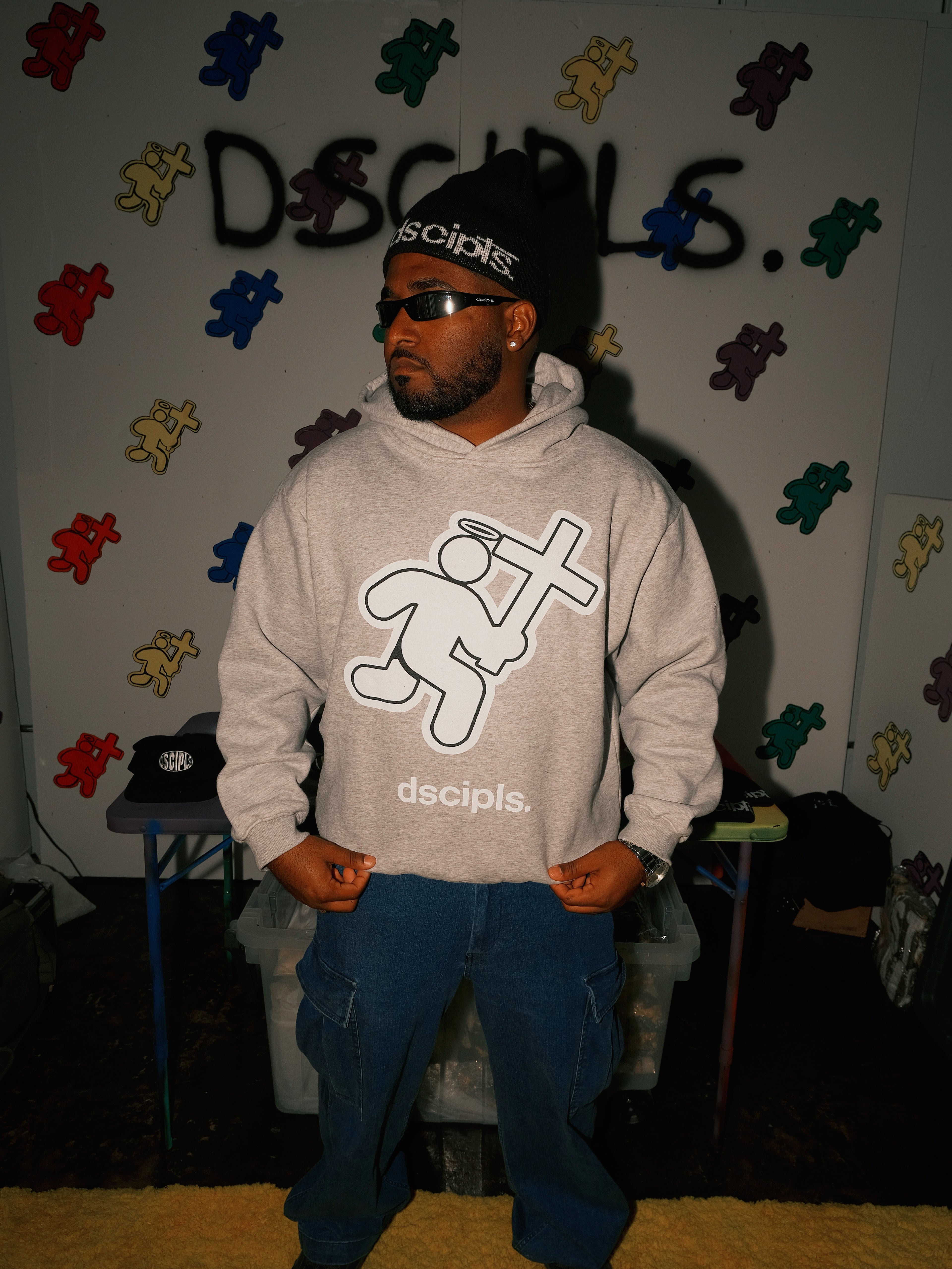 dscipls. logo hoodie.
