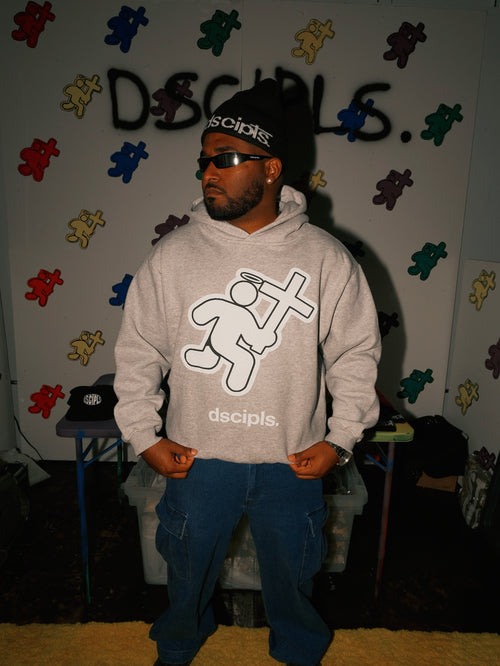 dscipls. logo hoodie.