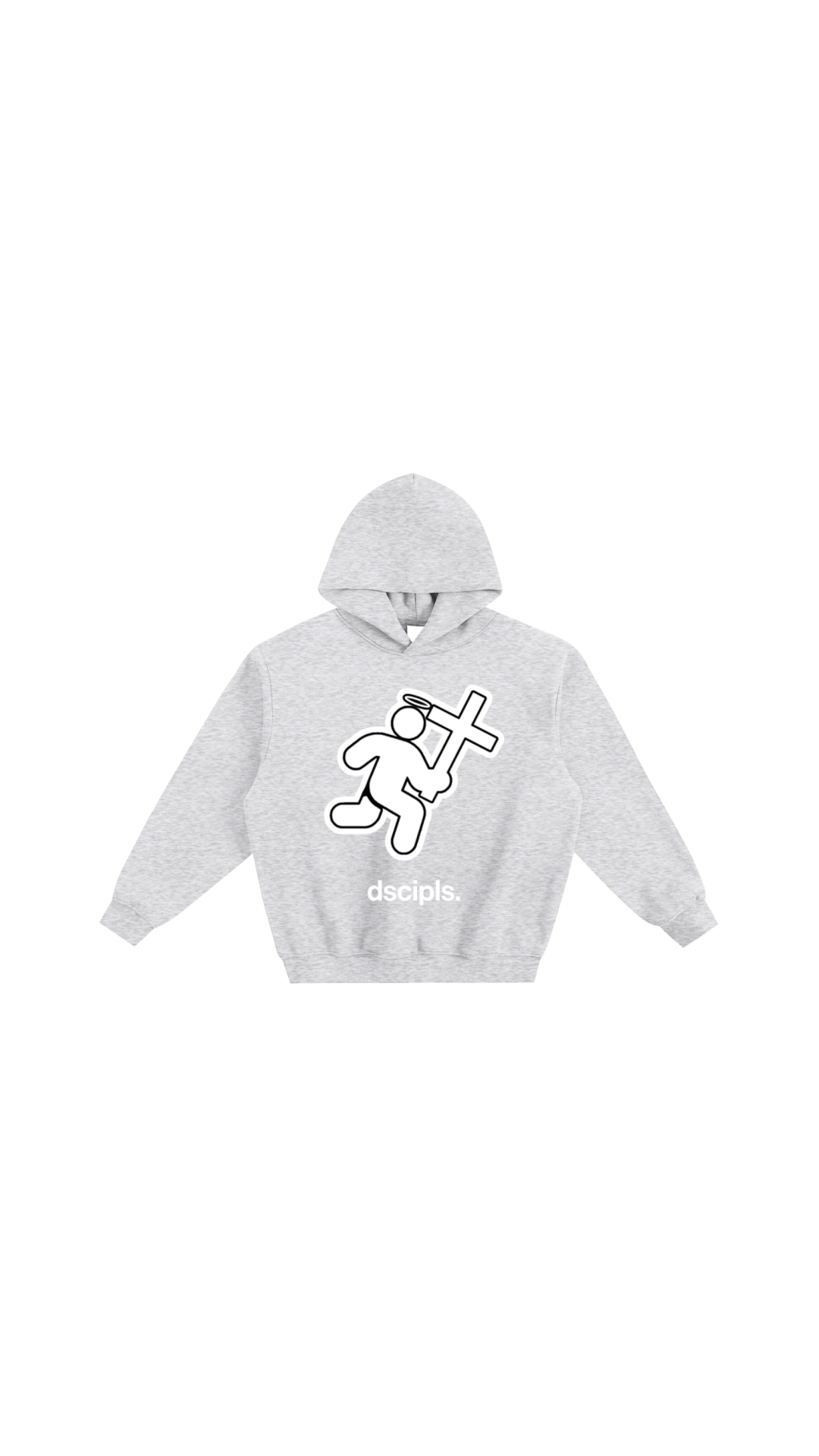 dscipls. logo hoodie.
