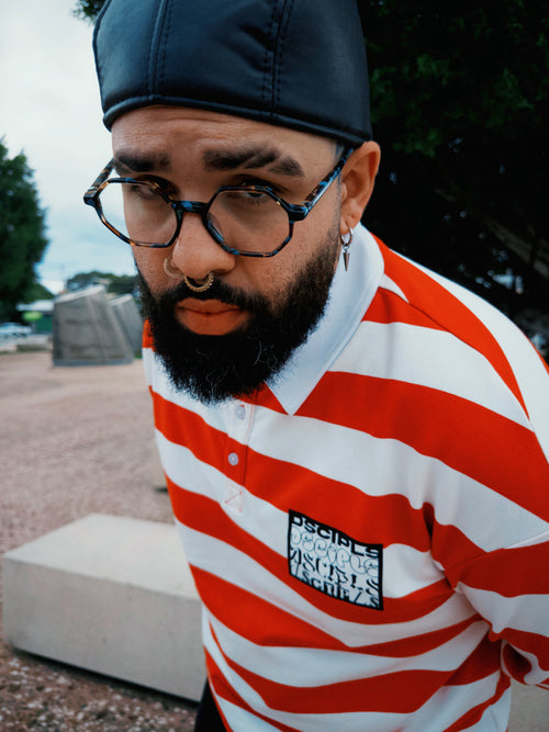 dscipls. polo shirt.